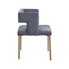Meridian Furniture,Caleb Velvet Dining Chair, Set of 2 - 3 of 4