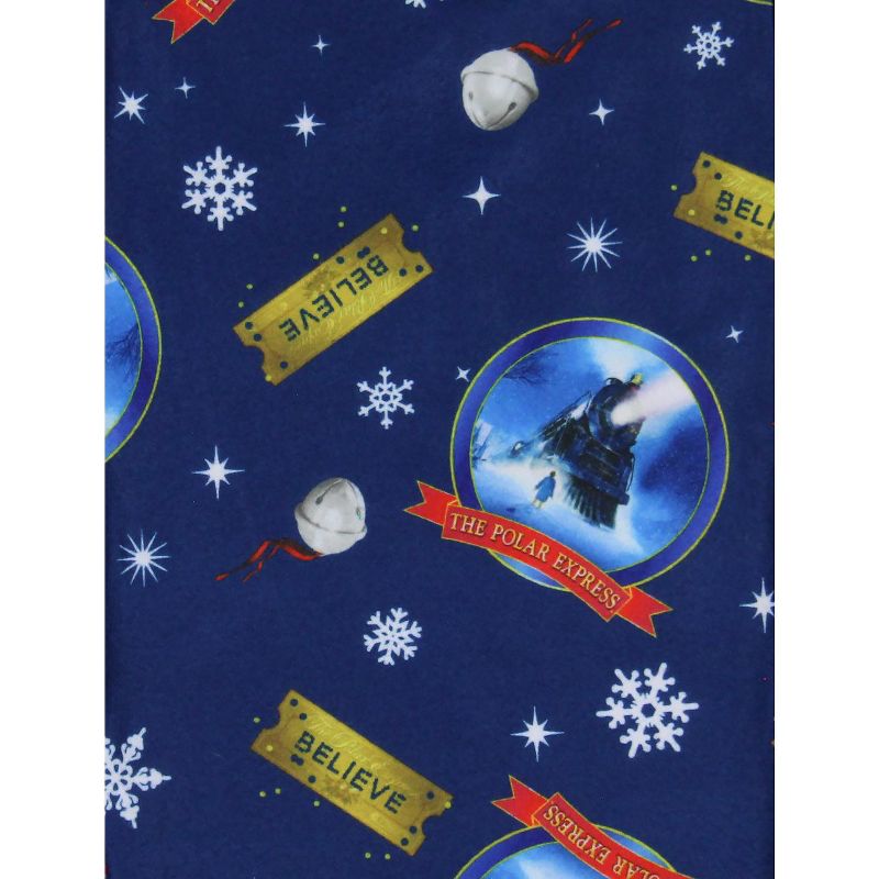 Polar Express Boys' Christmas Movie Believe Train Pajama Sleep Pants Blue, 3 of 6