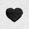 Dalix Mens Lil Heart Midweight Cotton Tee - 2 of 4