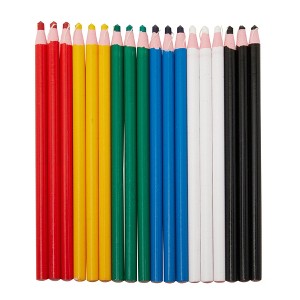 Bright Creations 18 Pack Sewing Marking Pencils, Tailors Chalk for Fabric (6 Colors) - 1 of 4
