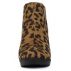 Allegra K Women's Round Toe Block Heels Chelsea Ankle Boots - 3 of 4