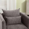 PAGED Swivel Barrel Chair Comfy Round Sofa Chair with 360-degree Rotation Base, Accent Chairs for Living Room - 2 of 4