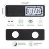 Unique Bargains Kitchen Hotel Indicator Clean Dirty Sign Rectangle Dishwasher Magnet - 2 of 4