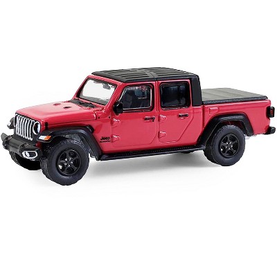 2024 Jeep Gladiator Pickup Truck Tuscadero Pink with Black Top "Showroom Floor" Series 7 1/64 Diecast Model Cars by Greenlight