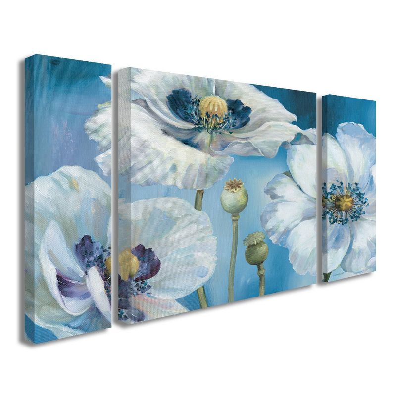 36.5"x48" Lisa Audit 'Blue Dance I' Multi Panel Decorative Wall Art set - Trademark Fine Art, 3 of 6
