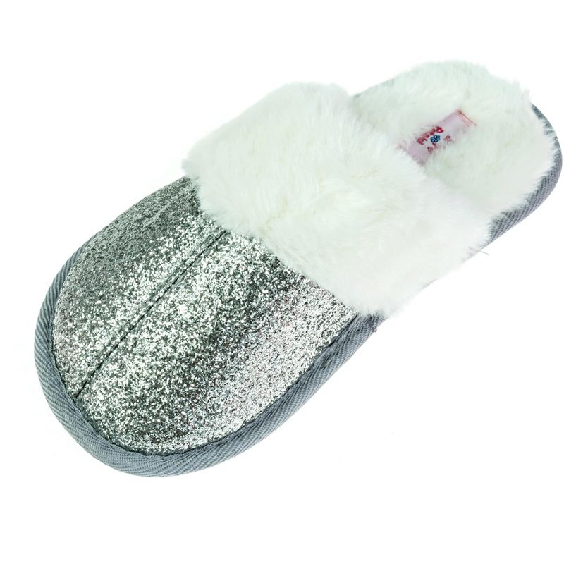 Limited Too Kid's Cozy Glitter Scuff Slipper for Kids, 5 of 6
