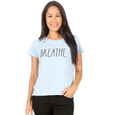 RAE DUNN - Women's Short Sleeve Classic Slub T-Shirt