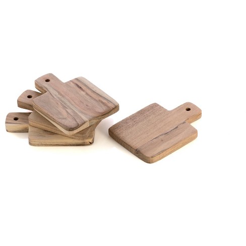 True Stack Bamboo Coasters, Modern Square Coasters, Bamboo Wood, Protect  Tables And Surfaces, Set Of 4 : Target
