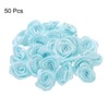 Unique Bargains Polyester Lightweight Texture Durable Ribbon Roses 50 Pcs - 3 of 4
