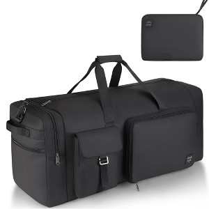 MaseiKar 80L Large Duffle Bag for Travel, 26'' Travel Duffle Bag, Foldable Traveling Duffel Bags with Shoes Compartment, Waterproof and Tear Resistant - 1 of 4