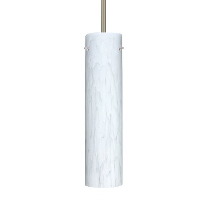 Besa Lighting Stilo 16 1 - Light Pendant in  Satin Nickel