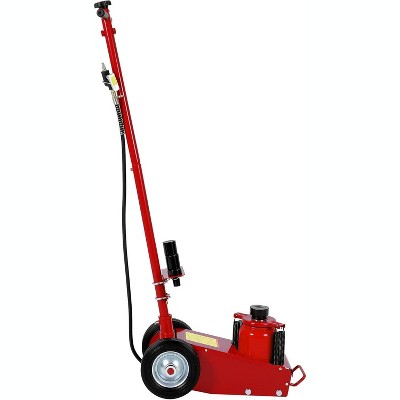 35-ton Air Hydraulic Jack, 4 Adapters, 46-inch Adjustable Handle, Load Capacity 77,000 Pounds, Load Capacity 35 Tons, Height: 263-538mm