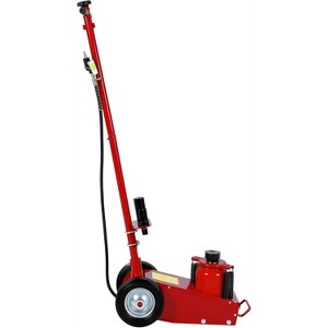 35-ton Air Hydraulic Jack, 4 Adapters, 46-inch Adjustable Handle, Load Capacity 77,000 Pounds, Load Capacity 35 Tons, Height: 263-538mm - 1 of 4