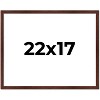 PosterPalooza | Classic Modern Brown Picture Frame - UV Acrylic, Backing Board, Hanging Hardware Included - 2 of 4