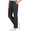Collections Etc Cotton Fleece Drawstring Waist Fleece Pants with Pockets - 3 of 4