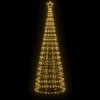 vidaXL Led Christmas Tree Warm white, Dark green Copper, Iron 118.1 in - 3 of 4