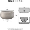 Rosemead Home & Garden Concrete Outdoor Planter Pot Beige 20"x20"x10" - 2 of 3