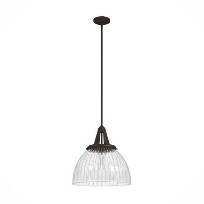Hunter Fans Cypress Grove 1 - Light Pendant in  Onyx Bengal