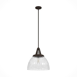 Hunter Fans Cypress Grove 1 - Light Pendant in  Onyx Bengal - 1 of 1