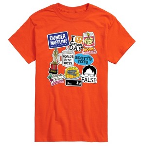 Men's - The Office - The Office Stickers Short Sleeve Graphic T-Shirt - 1 of 4
