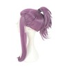Unique Bargains Women's Wigs 16" Purple with Wig Cap - 4 of 4