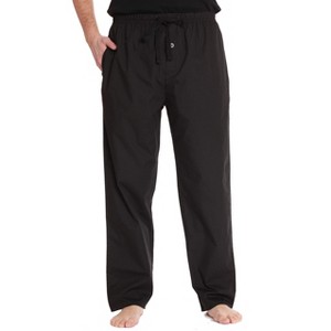 #followme Men's Poplin Pajamas - Buffalo Plaid Pajama Pants for Men with Pockets- Lounge & Sleep PJ Bottoms - 1 of 3