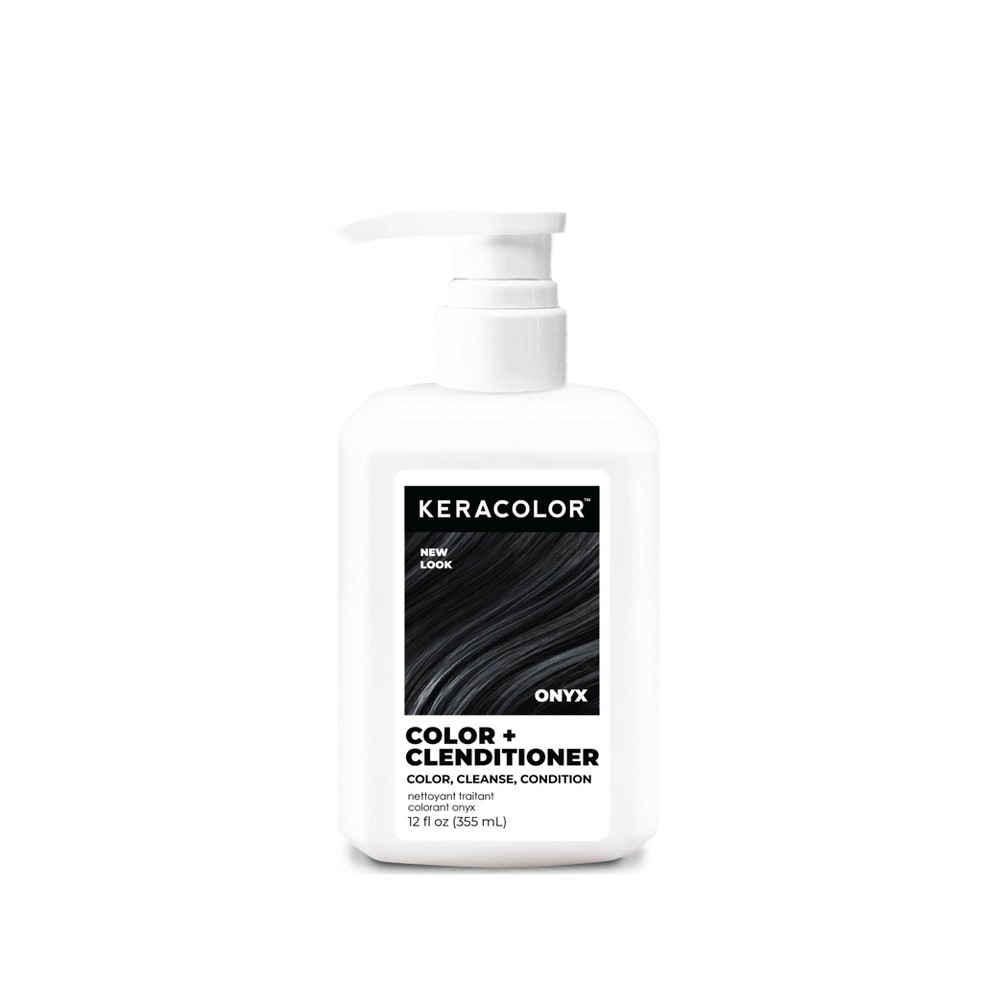 Keracolor Color + Clenditioner Temporary Hair Color Cream - Onyx - 12 fl oz
