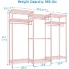 VIPEK V5i Garment Rack Heavy Duty Clothes Rack, Portable Closet Wardrobe Bedroom Armoires Freestanding Clothing Rack - 3 of 4