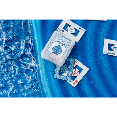 Hoyle Clear Waterproof Plastic Playing Cards for Kids and Adults