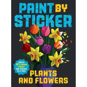 Paint By Sticker Adult Coloring Book: Create 12 Masterpieces One