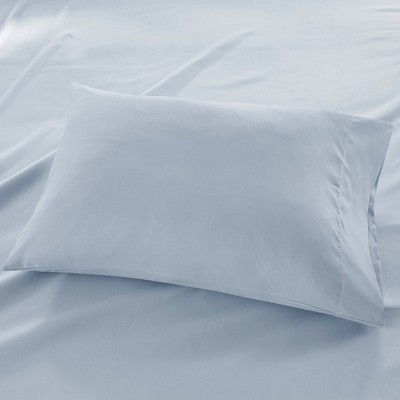 Blue Full Deep Pocket Microfiber Sheet Set