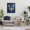 Stupell Industries Traditional Floral Hanukkah Menorah Canvas Art - 3 of 4