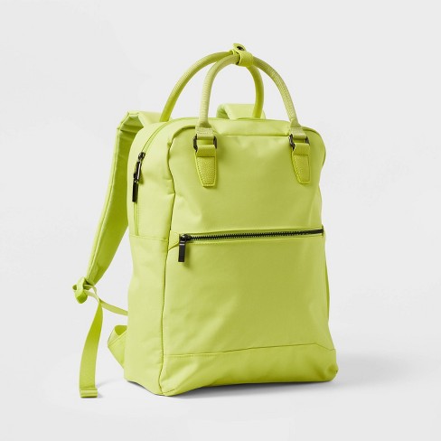 Signature Commuter Backpack Lime Green Open Story Target