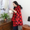 Catalonia Women's Fuzzy Fleece Cardigan, Open Front No Sleeve Shrug, Cozy Hoodie Blanket Shawls Wearable, Valentine’s Day Gift Woman - 3 of 4