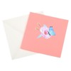 Unique Bargains Butterfly Flower Thickened Paper 3D Funny Birthday Card for Friends Gift - 4 of 4