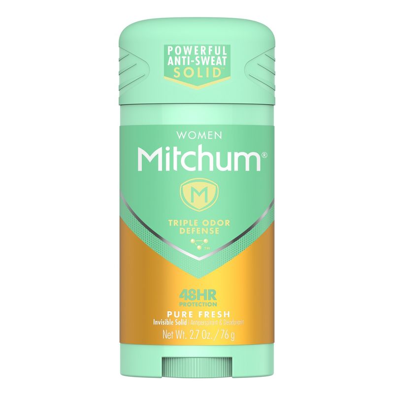 Mitchum Women&#39;s Triple Odor Defense Antiperspirant &#38; Deodorant Stick - Pure Fresh - 2.7oz, 1 of 9