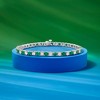 Ross-Simons 4.80 ct. t.w. Emerald and 1.00 ct. t.w. Diamond Tennis Bracelet in Sterling Silver - 3 of 4