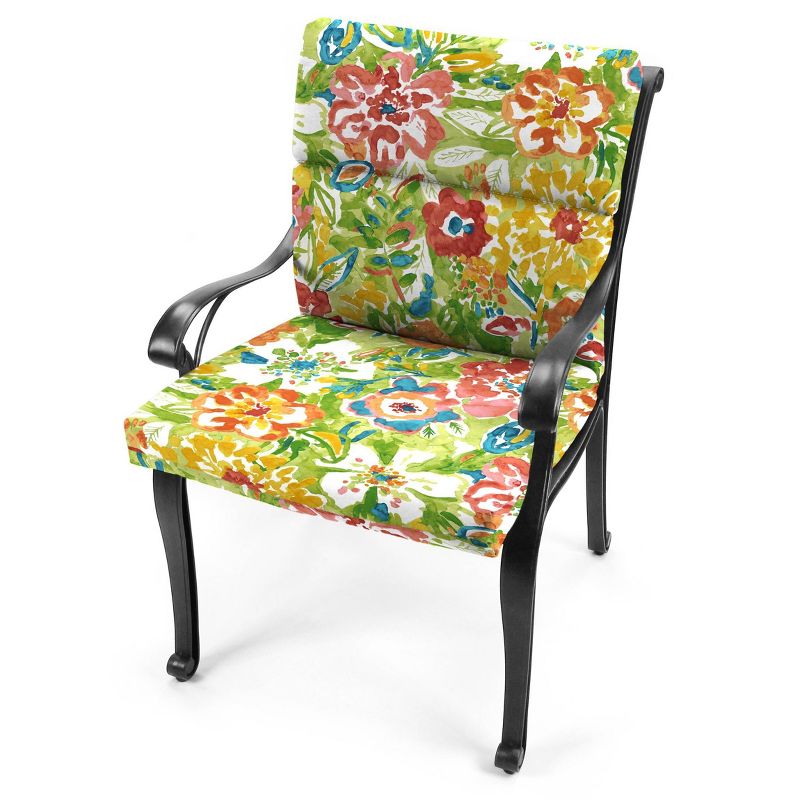 Outdoor French Edge Dining Chair Cushion - Jordan Manufacturing, 5 of 10