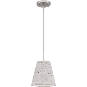 Quoizel Lighting Hazel 1 - Light Pendant in  Brushed Nickel - 1 of 4