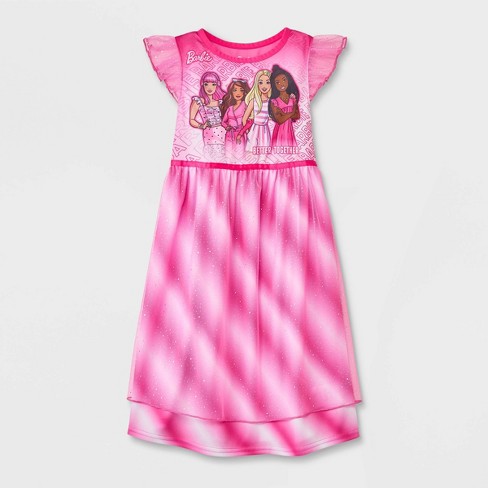 Toddler Barbie Fantasy Nightgown - Pink Target