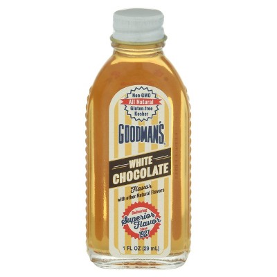 Goodmans White Chocolate Flavor - 6 pack, 1 fo