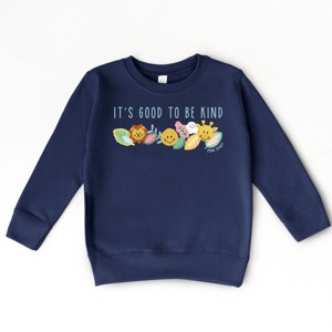 The Juniper Shop Mini Smiley It's Good To Be Kind Lumi Toddler Sweatshirt - 1 of 4