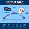 Plastic Hanger,Pack of 180 Colour:Purple - 2 of 4