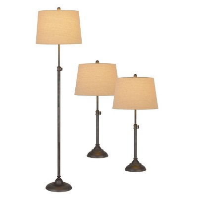 Pewter Floor Lamps Standing, Gold Floor Lamp And Matching Table