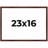 PosterPalooza | Classic Modern Brown Picture Frame - UV Acrylic, Backing Board, Hanging Hardware Included - 2 of 4