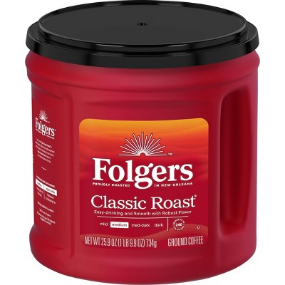 Folgers Classic Medium Roast Ground Coffee - 25.9oz