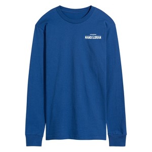 Men's - Star Wars - The Mandalorian Grogu Celestial Long Sleeve Graphic T-Shirt - 1 of 4