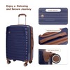 Kumasinova Luggage Sets 5 Pcs,Lightweight PP Hardshell Suitcases with TSA Lock Carry On Suitcase Luggage,Airline-Approved,20"24"28" - 2 of 4