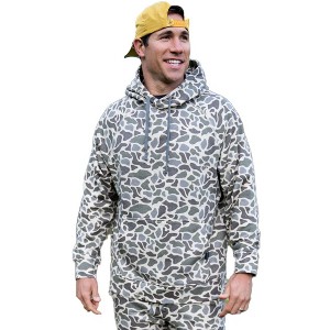 Burlebo Men's Long Sleeve Fleece Hoodie Sweatshirt - 1 of 3