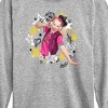 JoJo Siwa Jojo Wreath Long Sleeve Graphic T-Shirt - Athletic Heather - 2T - 2 of 3